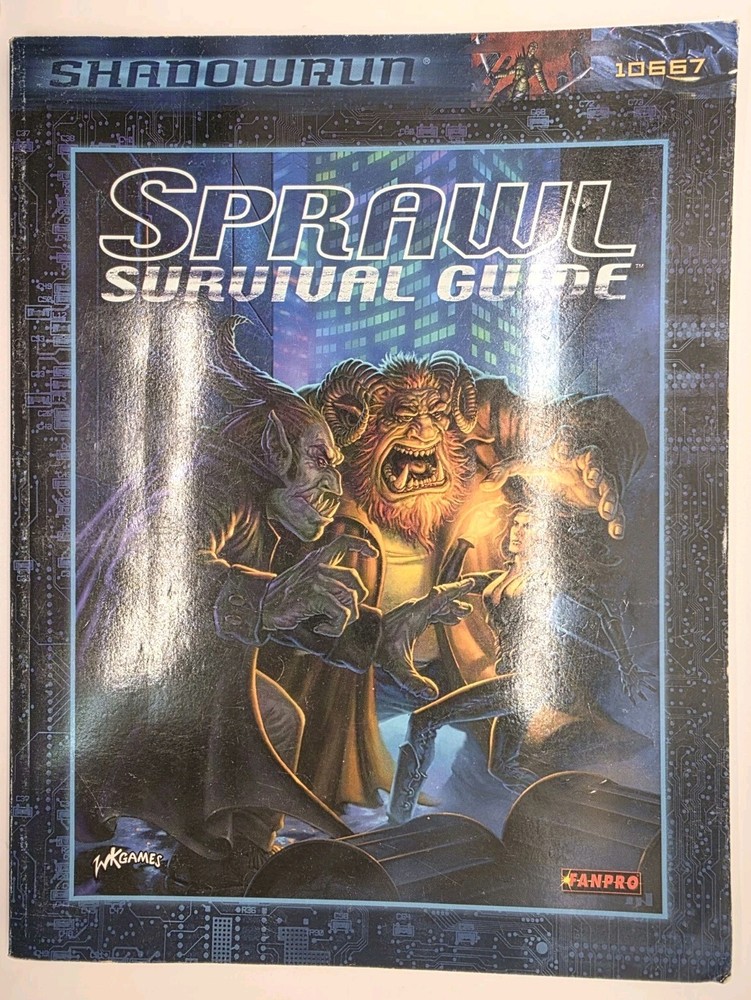 Shadowrun Sprawl Survival Guide Sourcebook MPN 10667 FanPro