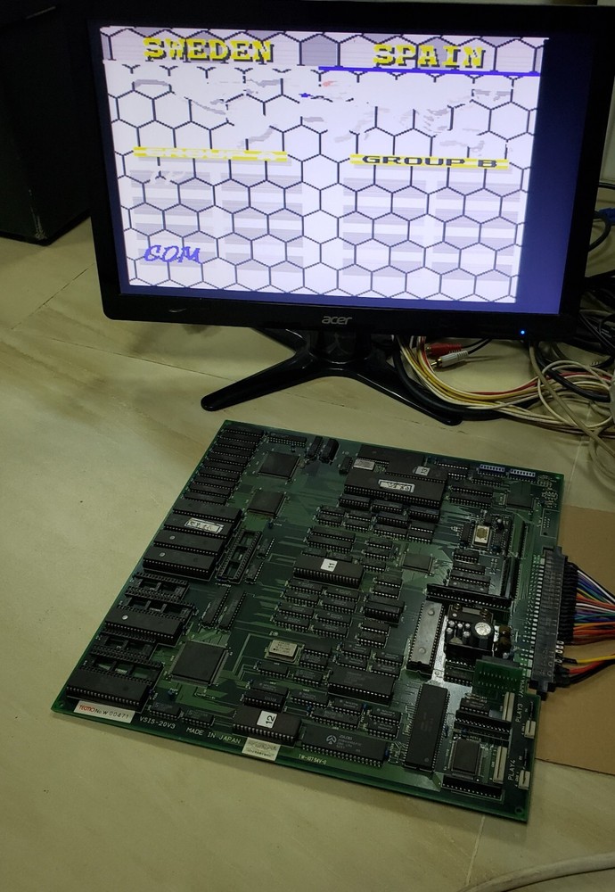 Tecmo World Cup'94 Original Jamma PCB Video Arcade Game