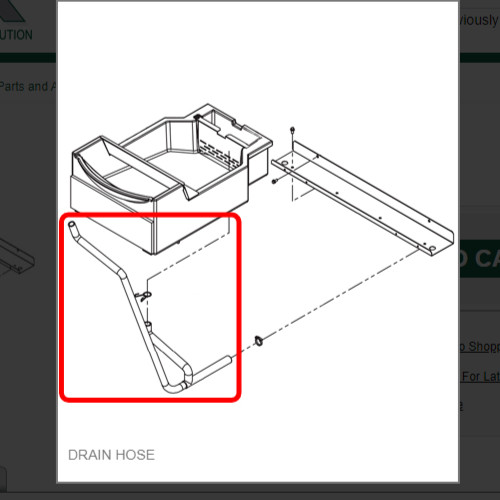 DRAIN HOSE # 1011351-21