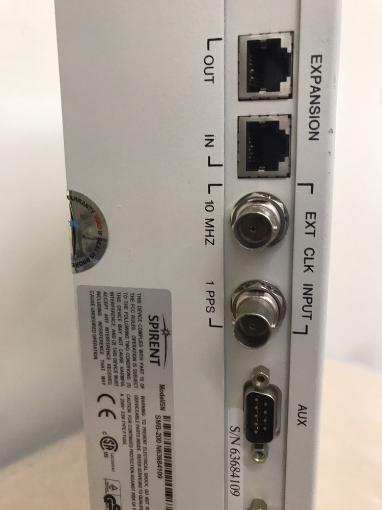 Spirent Smartbits SMB-200 Network Test Mainframe With 3 ML-7710