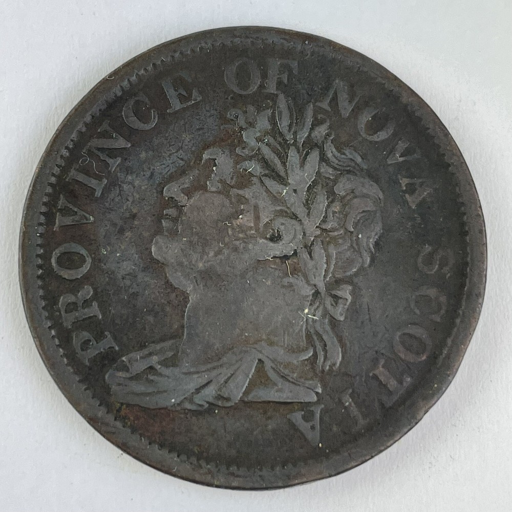 Nova Scotia 1824 One Penny Token Coin