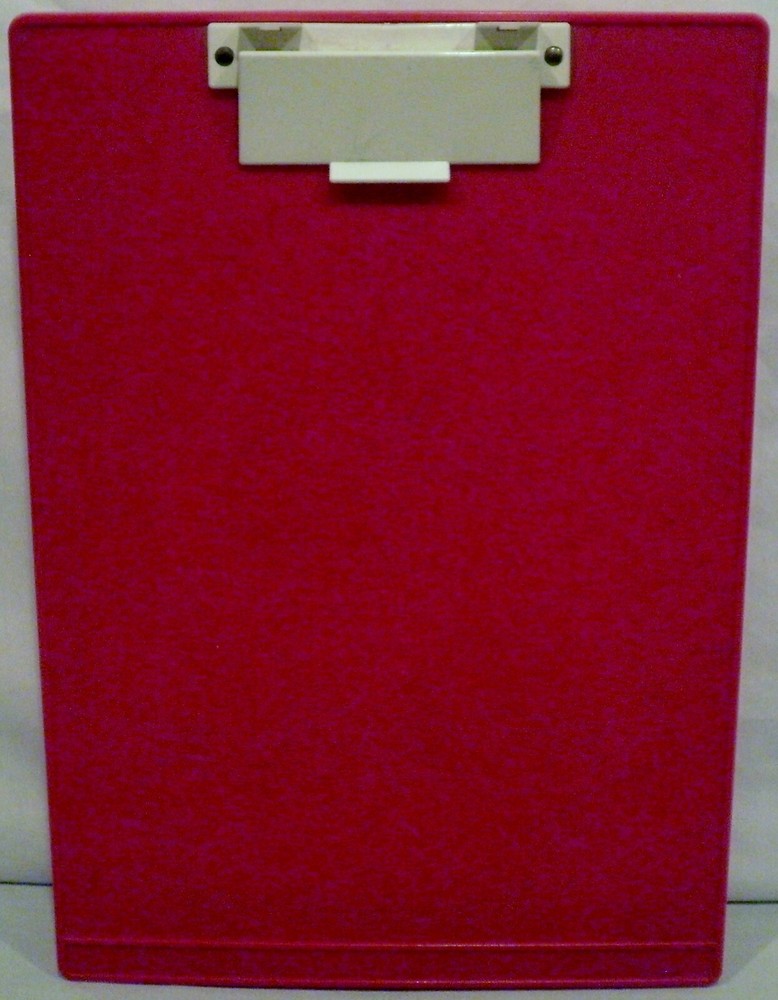 Sun Hill Industries Storage Clipboard Red