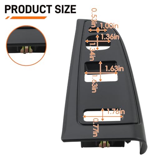 Window Switch Bezel Trim Front Left Driver Side for Chevy Silverado GMC