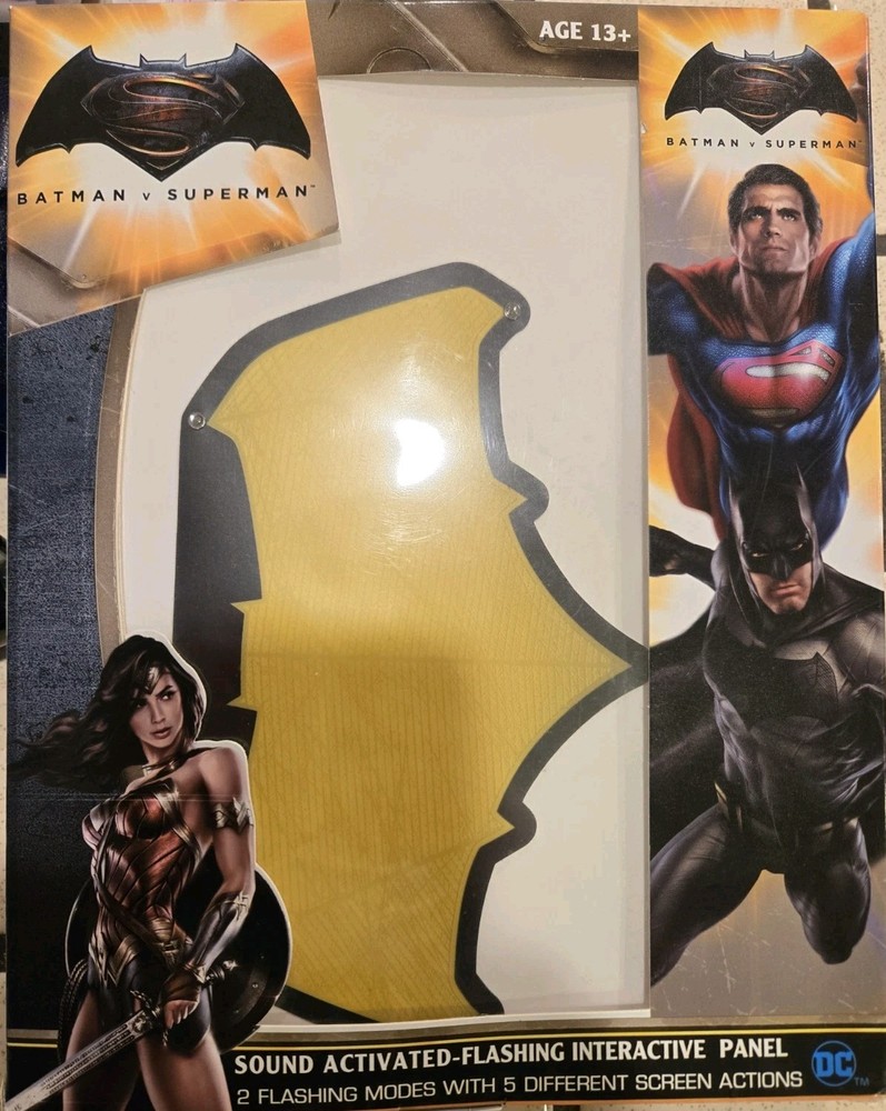 Batman V Superman Sound Activated Flashing Interactive Panel