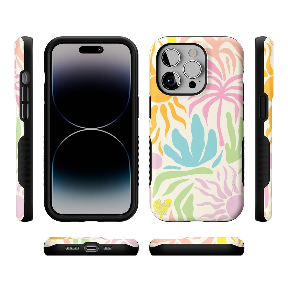 Casely iPhone 14 Pro Case | Pura Vida | Oasis | Bold Protective Design | Compati