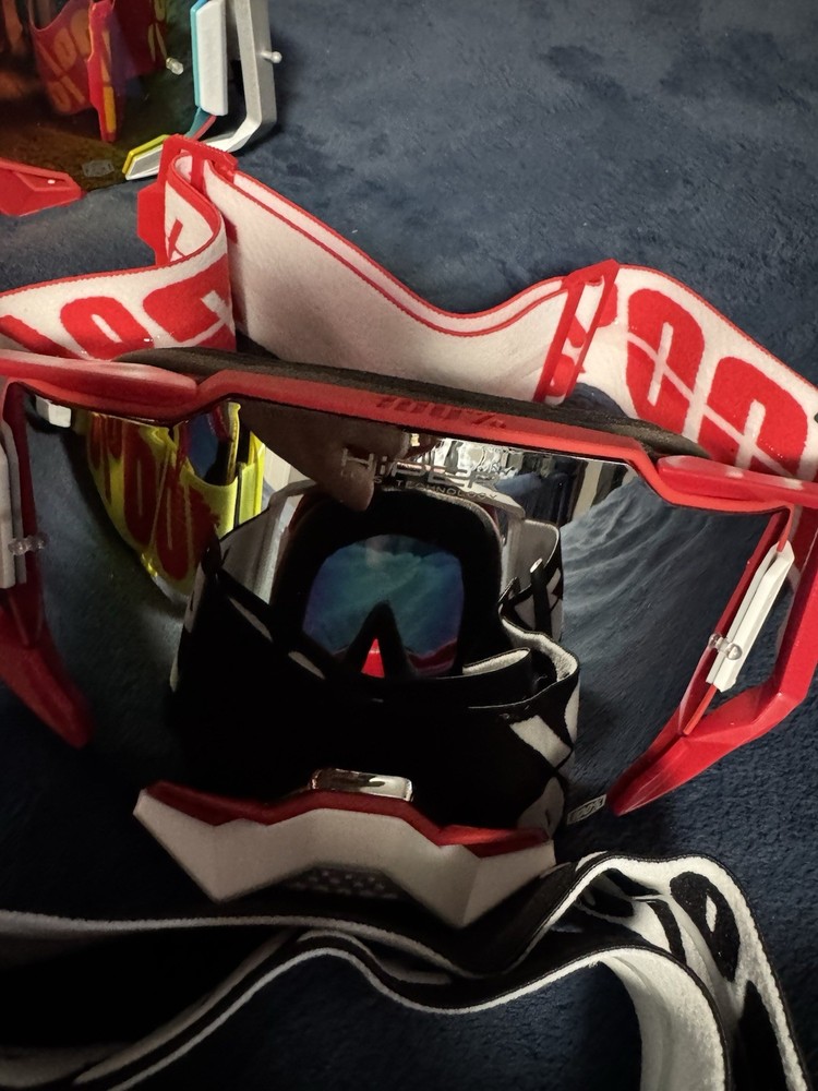 100% Goggles HiPer Technology Lens RED