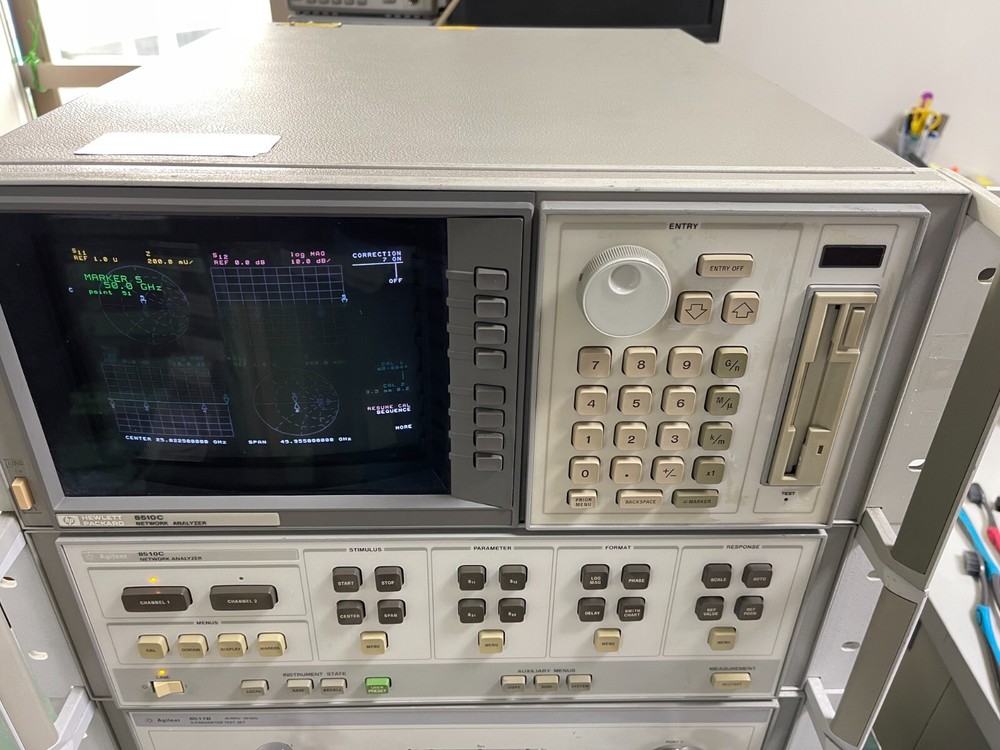 HP Agilent 8510C LCD Display Processor for Network Analyzer System _4116A10962