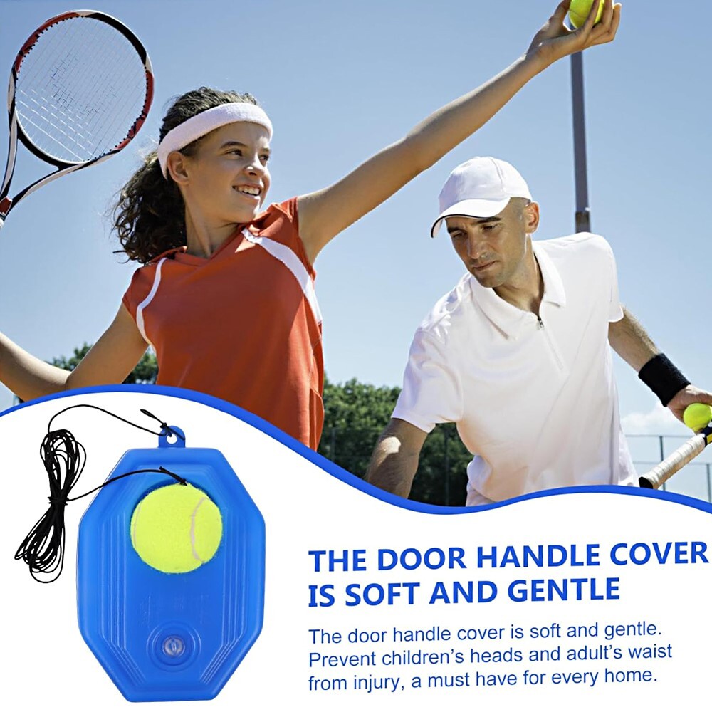 High Quality Durable Sturdy Tennis Rebound Training Base Device with String Ball