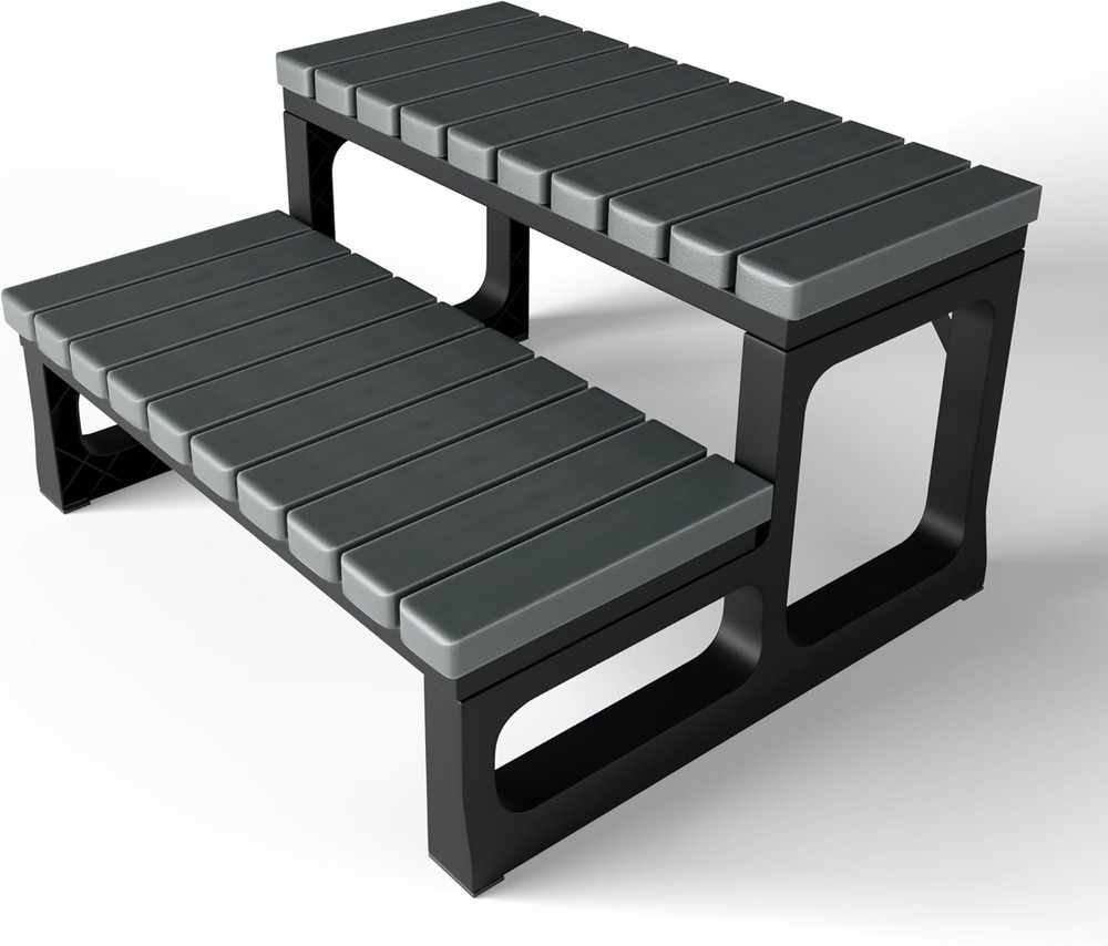 Hot Tub Steps Spa Steps for Round or Straight Sided Spa