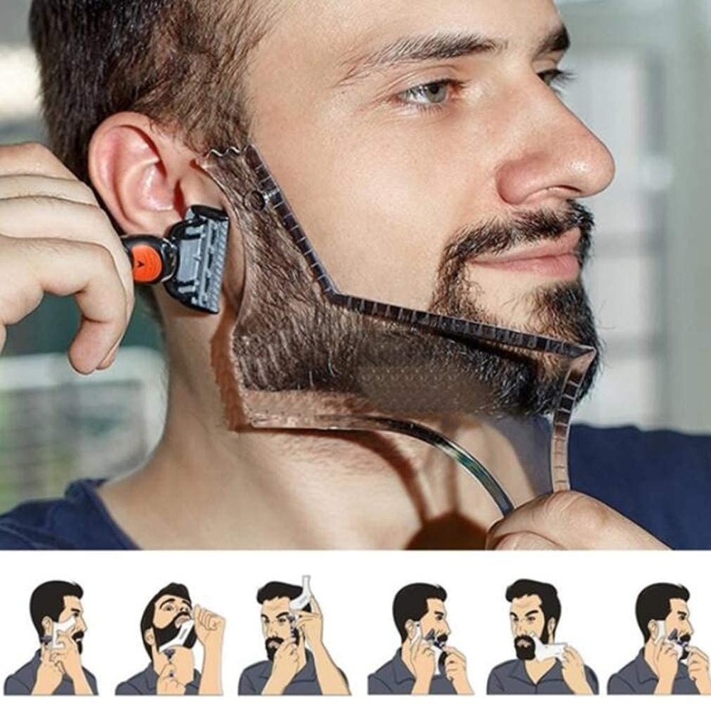 Men’s Beard Styling and Shaping Tool with Comb for Precise Edging NEW