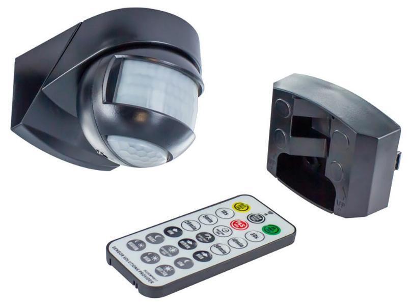 Dual PIR Sensor, IP54, Black - ILSENPIR016