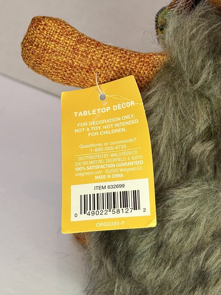 Fall Decor Hedgehog Thanksgiving Stuffed Weighted Bottom 9”