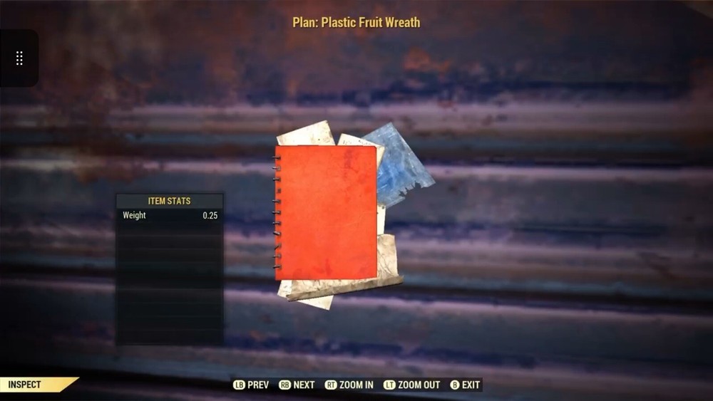 (Xbox) Plastic Fruit Wreath Plan