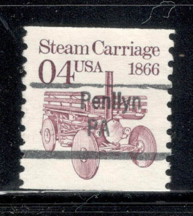Sc # 2451 ~ 4 cent Steam Carriage Issue, Precancel, Penllyn PA