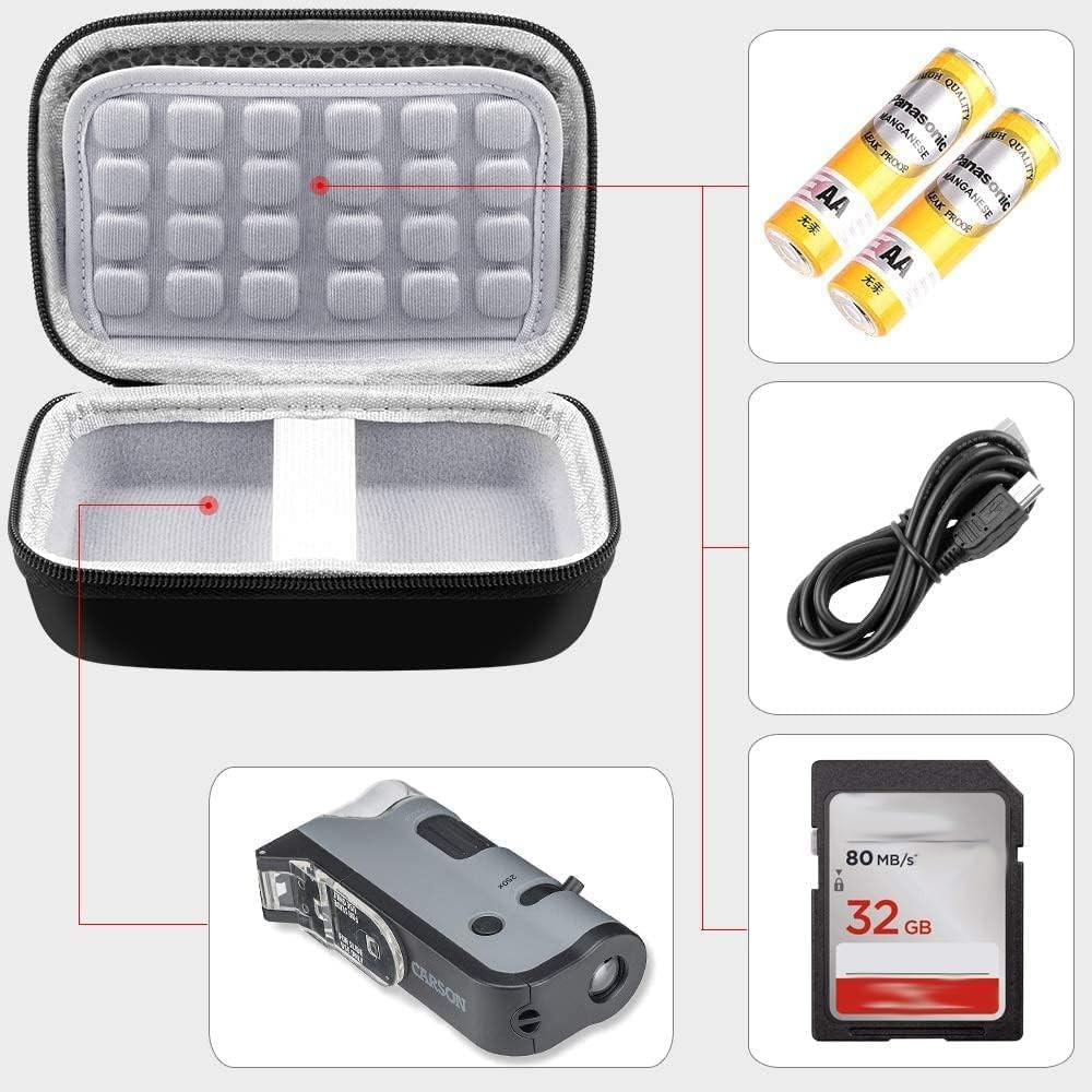 Microscope Case Compatible with Carson Microflip 100X-250X/ for Carson Microbrit
