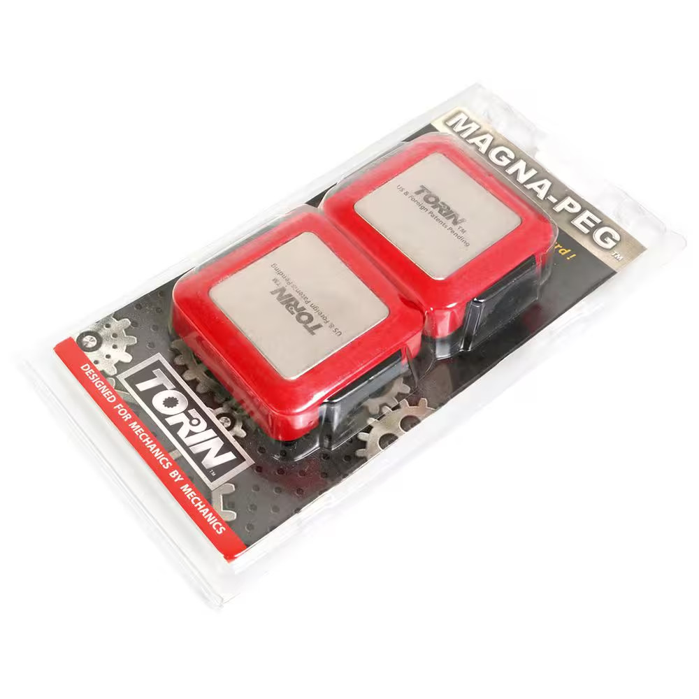 Magnetic 2 In. X 2 In. Pegboard Panel (2-Pack)