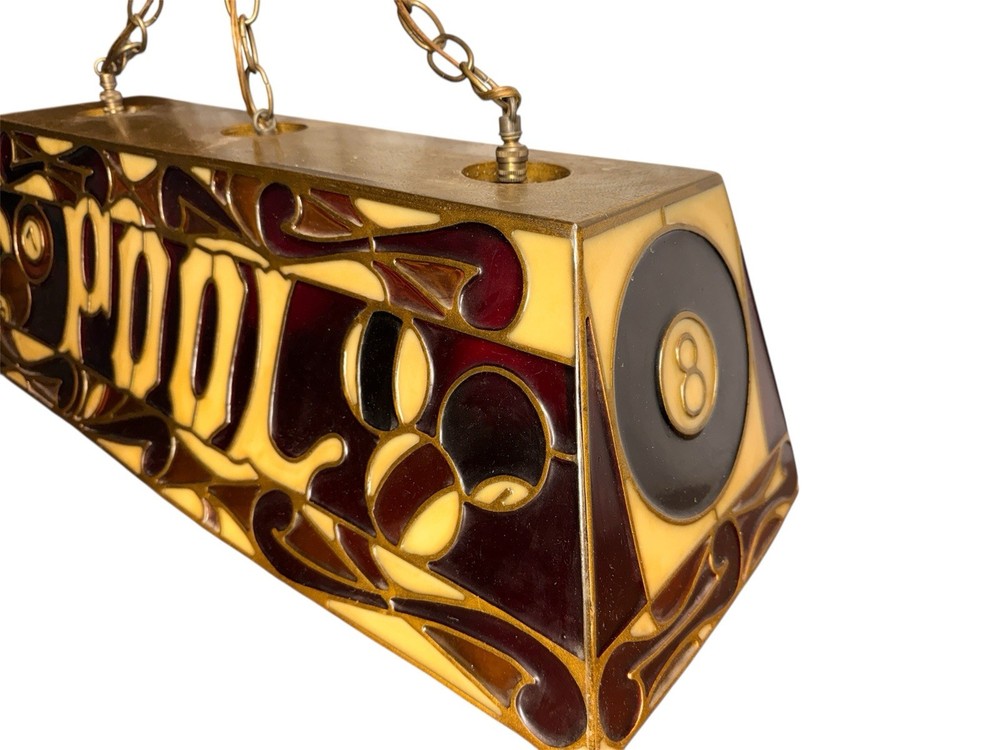 Vintage Resin/Plastic Pool Table Light
