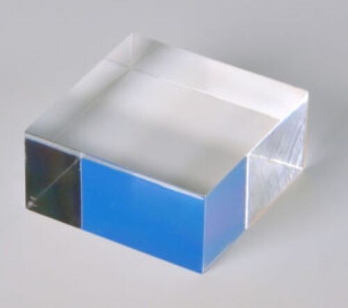 Clear Acrylic Solid Polished Display Block  1-1/2" x 5" x 5"
