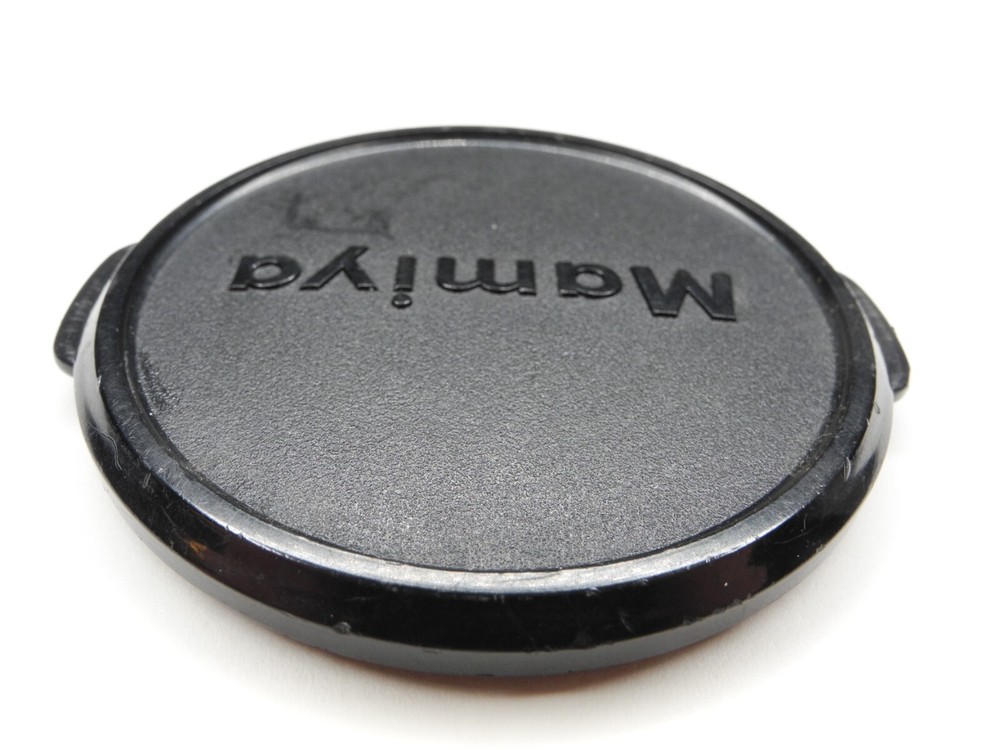 Mamiya 58mm Genuine Black Snap On Front Camera Lens Cap