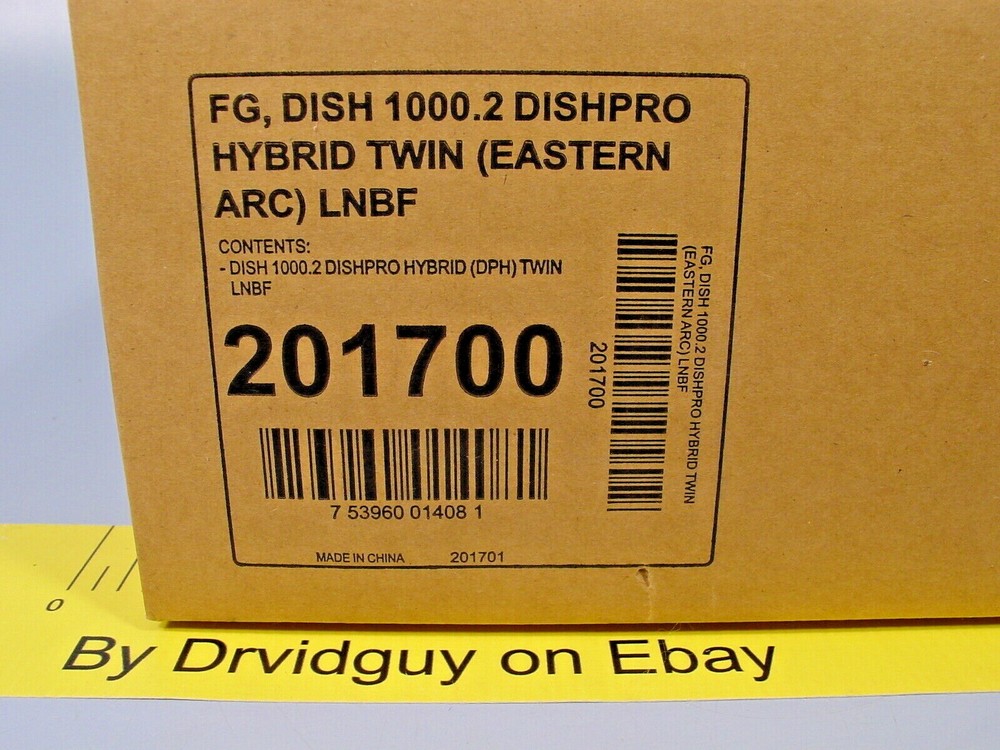 *Dish Network 201700 FG, Dish 1000.2 Dishpro Hybrid Twin (Eastern Arc) LNBF