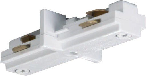 Nuvo Lighting TP144 White White Mini Straight Connector