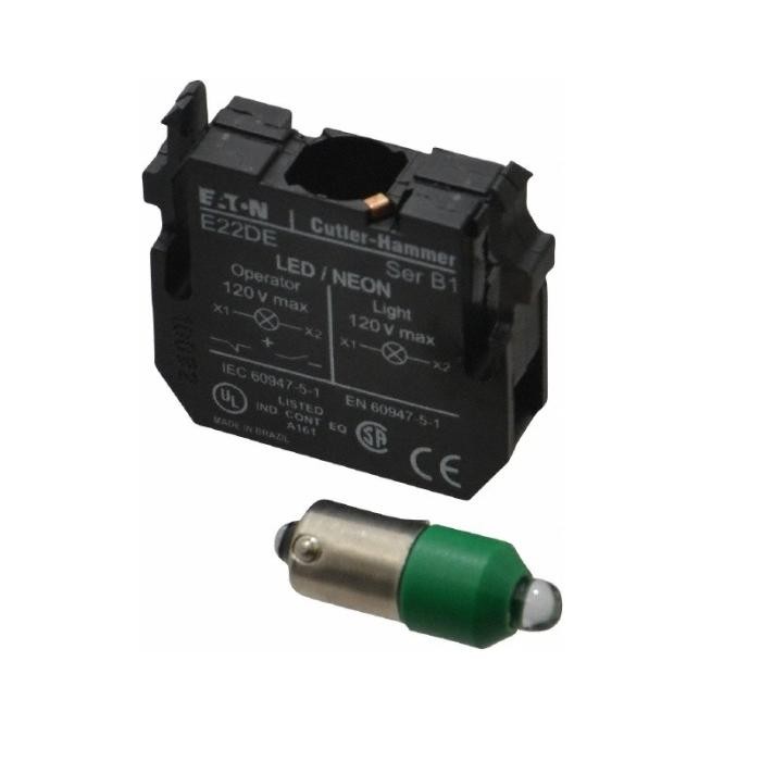 EATON E22DL24G Electrical Component 120V Max LED NEON UL Listed CE Certified