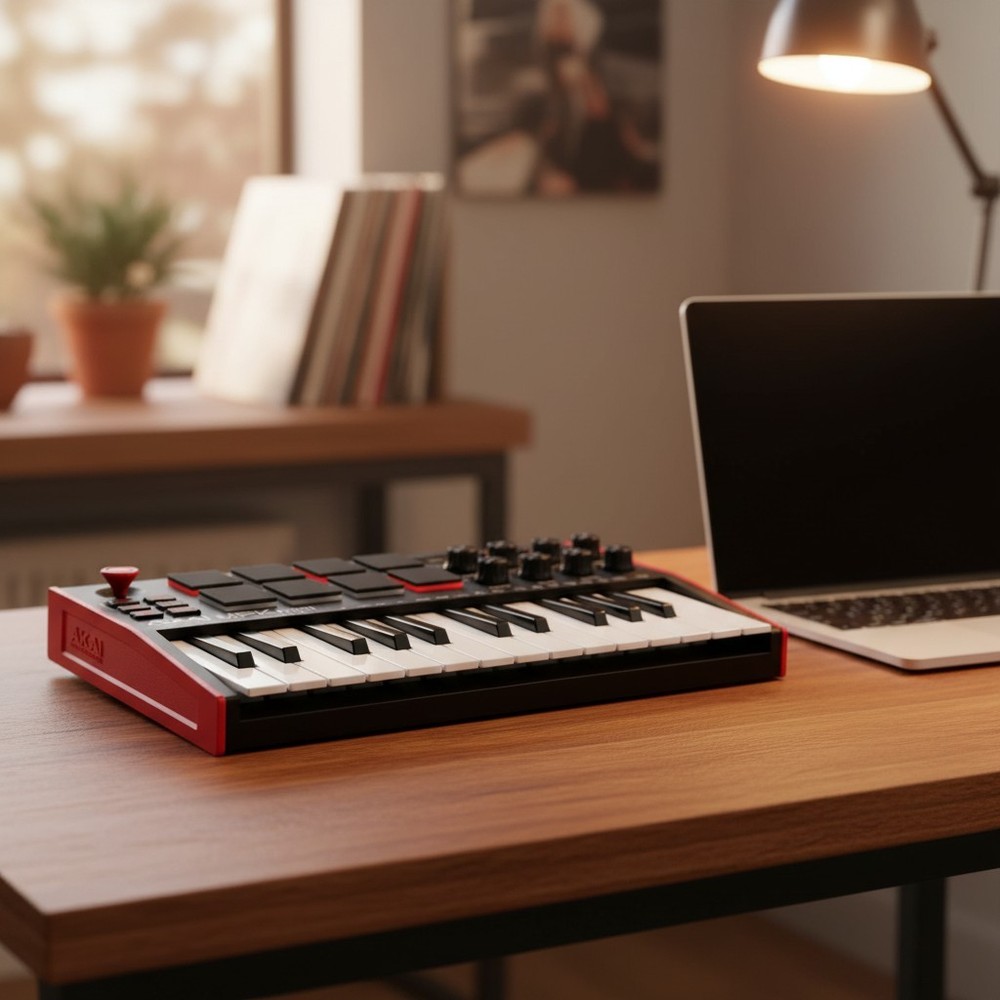 Versatile USB MIDI Controller with 8 Backlit Pads & Native Instruments Bundle