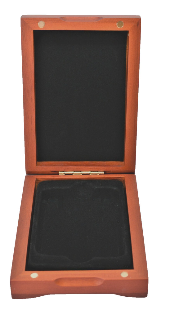 Cedar Wood Single Certified Coin Display Box