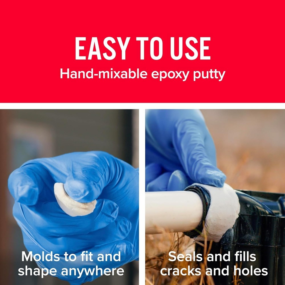 2 oz. WaterWeld Epoxy Putty Stick - Quick Setting, High Strength Repair Solution