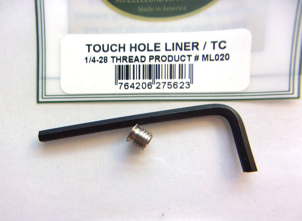 Touch Hole Liner 1/4-28 - Flintlock Rifle - Fits Thompson Center Muzzleloader