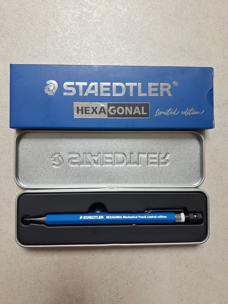 STAEDTLER Hexagonal BLUE Version-0 LIMITED EDITION - 0.5mm Mechanical Pencil