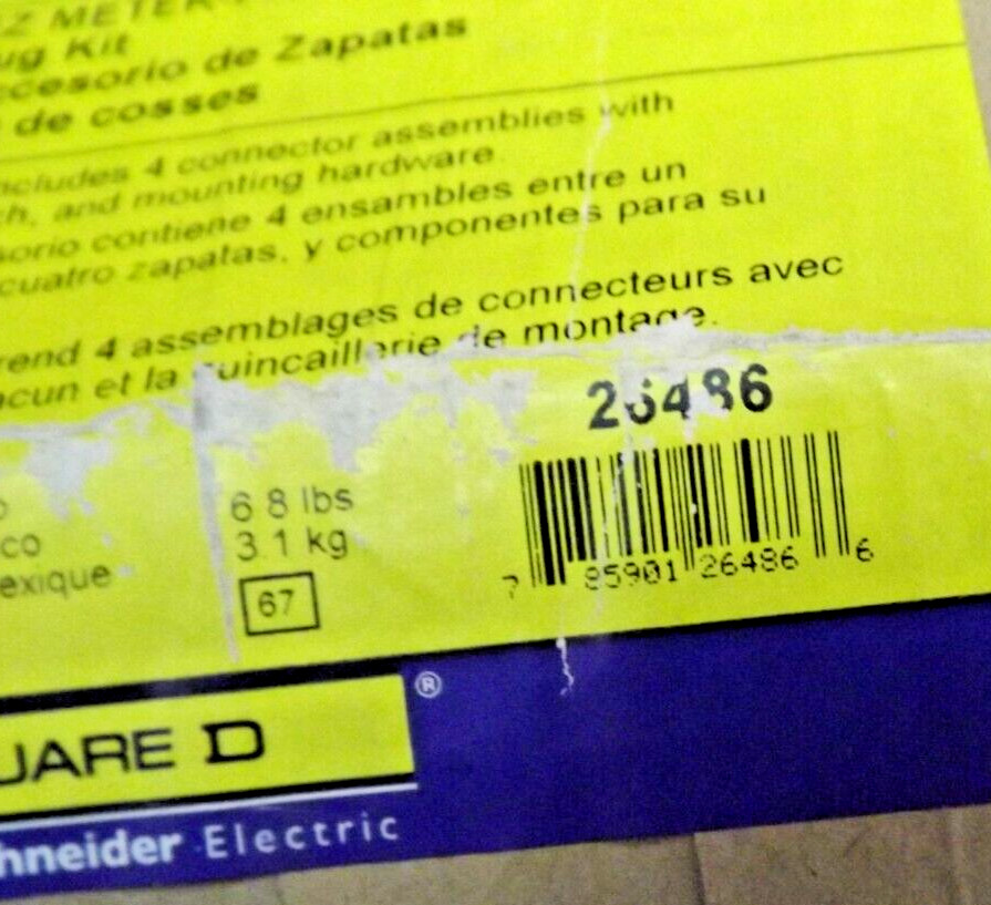 Squre D SCHNEIDER ELECTRIC EZM600FTLK3