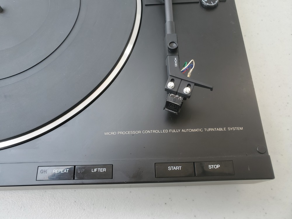 Denon Turntable Quartz DP-23F Micro Processor Fully Automatic Turntable System