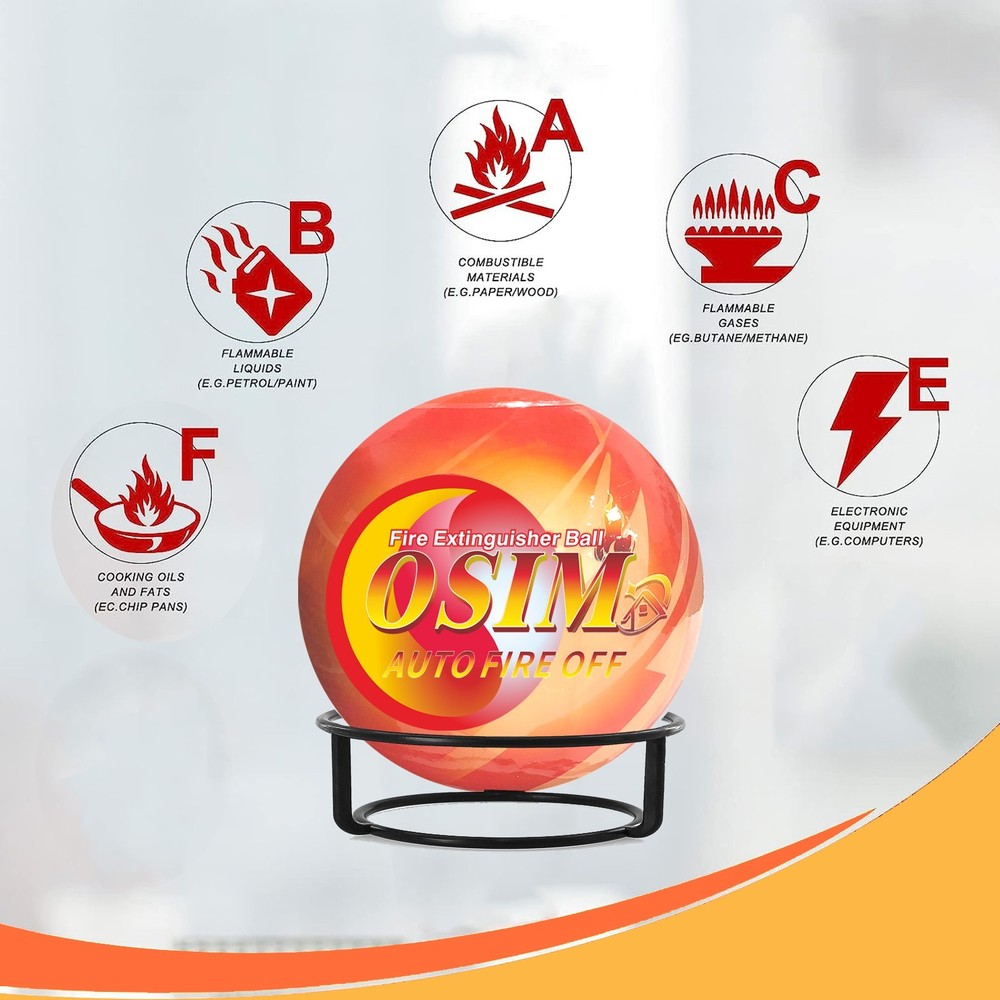 9-pack Automatic Self-Exciting Fire Extinguisher Ball for Kitchen Garage Home