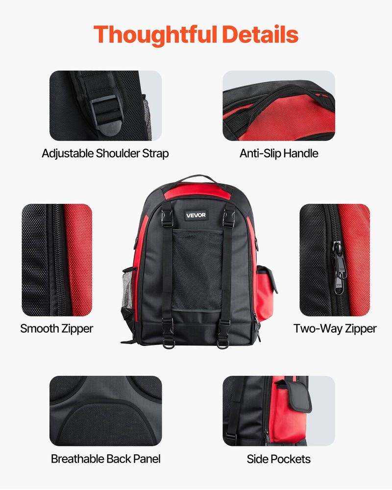 Welding Backpack 25.2L Welder Backpack for Tools Helmet 1680D High-Density