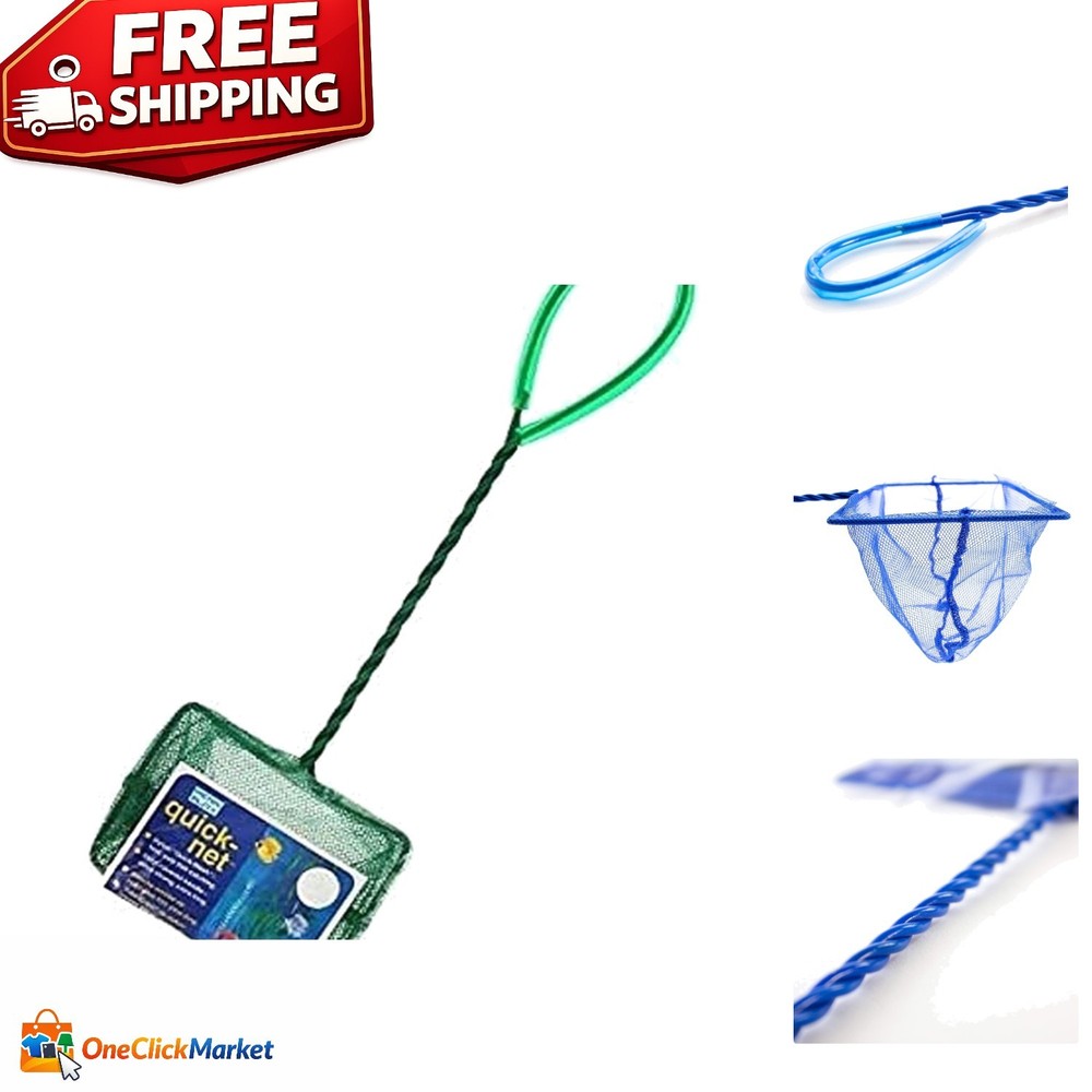 Essential Aquarium Fish Net - Durable 4" Design with Safe Transfer Features