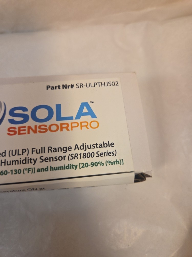 SolaSensorPRO Fully Adjustable Temperature & Humidity Sensor. sr-ulpthjs02
