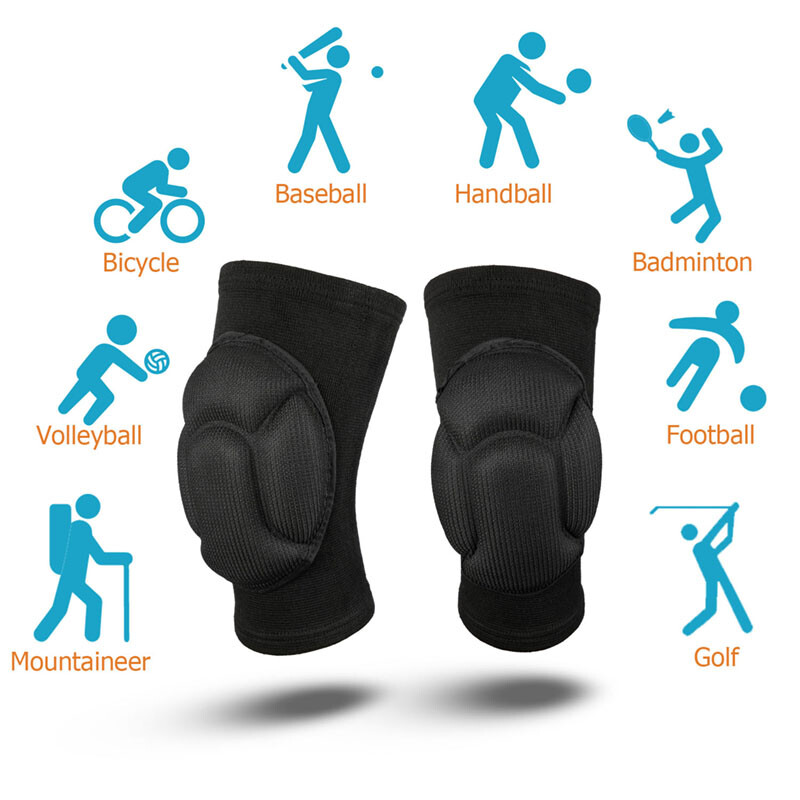 2 x Professional Knee Pads Leg Protector For Sport Work Flooring Construction