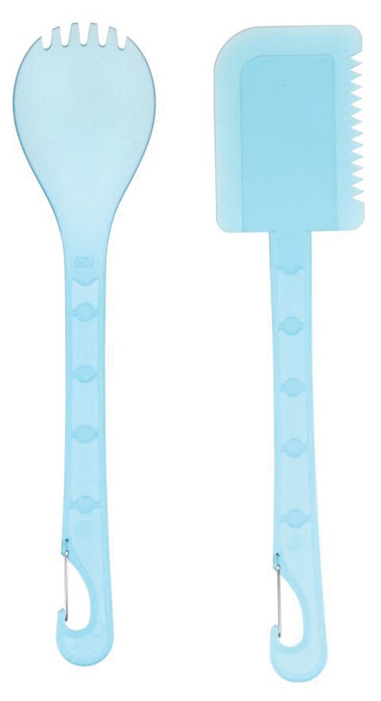 UST Klipp 2-in-1 Spork & Spatula Combo Set - Lightweight Durable Camping