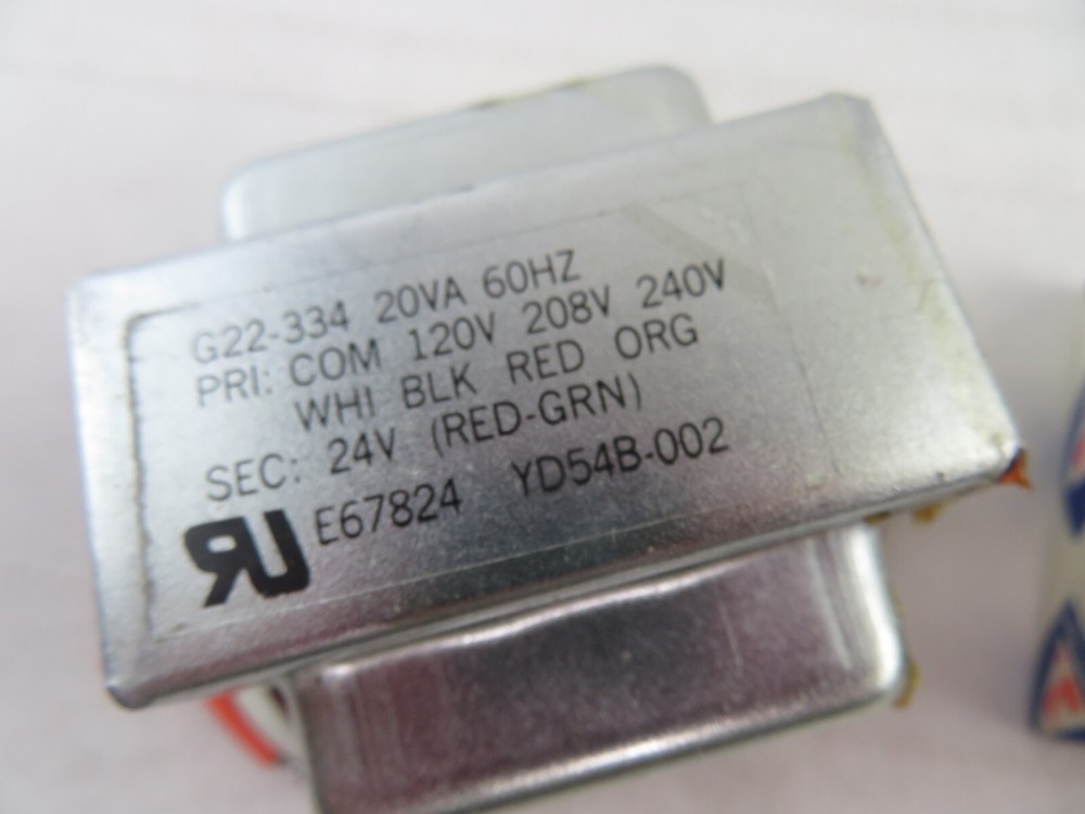 JOHNSTONE CONTROL TRANSFORMER G22-334 20VA Rated