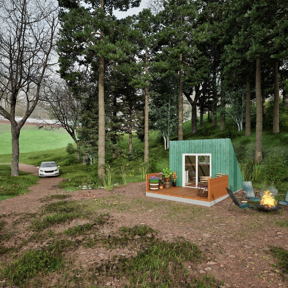 Easy To Build A Frame Cabin Plans, Changeable & Expandable, Hard Copy