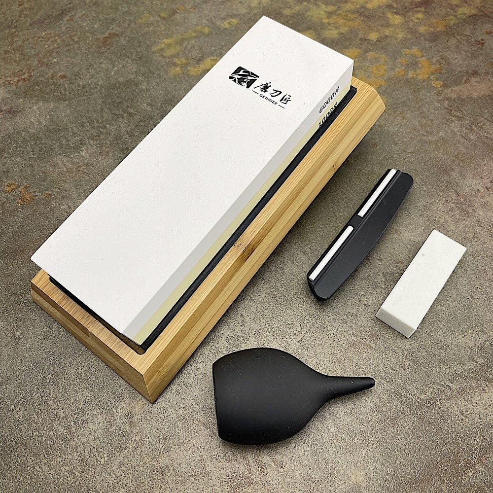 Double Sided Ceramic Combination Sharpening Stone - 1000/6000 -TG2015