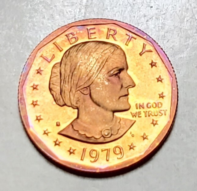 TONED 1979 S PROOF SET 6 COIN UNC SET #BX77