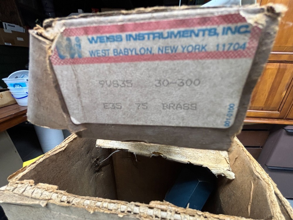 WEISS INSTRUMENTS 9VS35 THERMOMETER