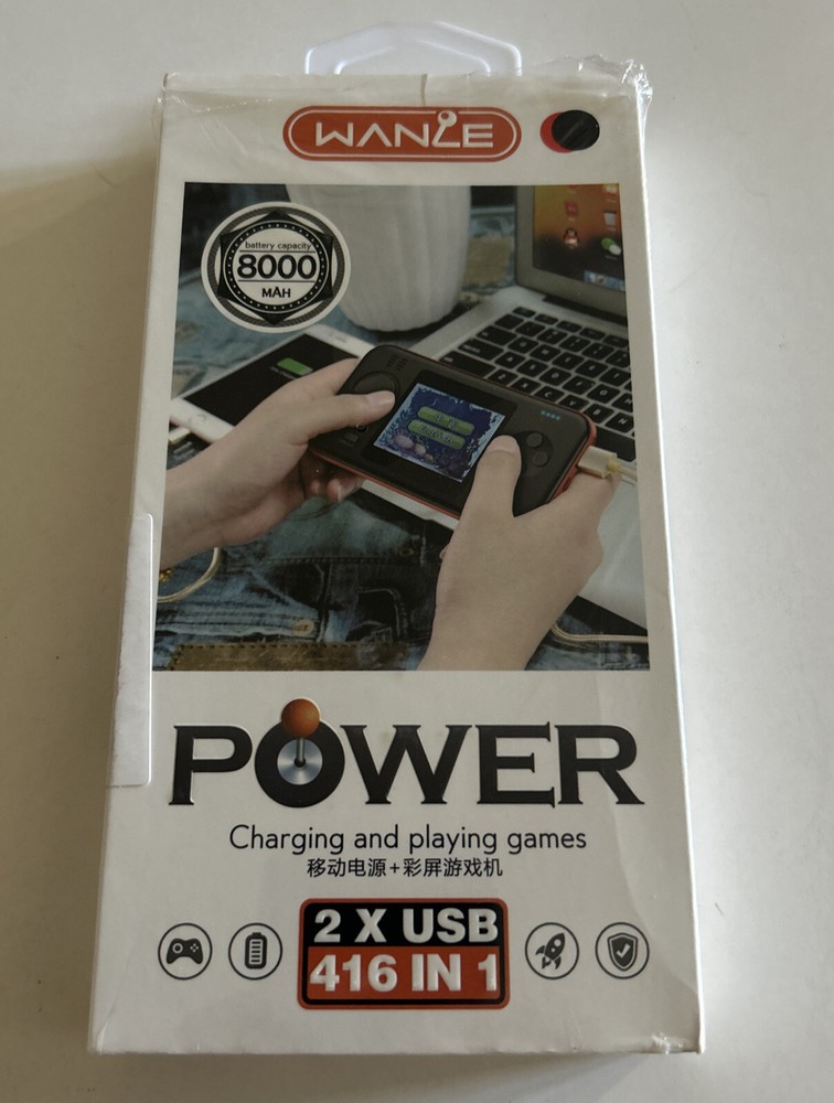 Wanle Power -Handheld System- 416 Games In 1- US Seller