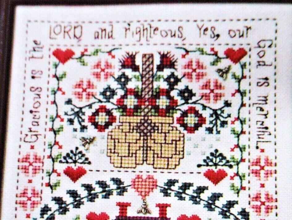 Milkpaint Cottage God We Trust Welcome Checkerboad CROSS STITCH PATTERNS