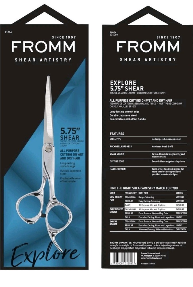 FROMM | Explore 5.75" Shear Metal For Expert & New Stylists