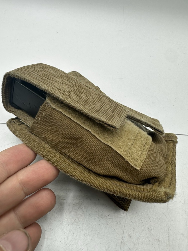 SPEC OPS Double Pistol magazine pouch Tool Flashlight Coyote Brown