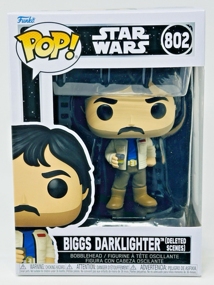 Funko Pop! Star Wars, Deleted Scenes: Biggs Darklighter #802 w/Premium Protector