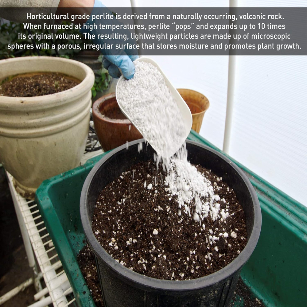 Supreme Perlite Medium Horticultural Grade Expanded Perlite – 4 Cubic Foot – 113